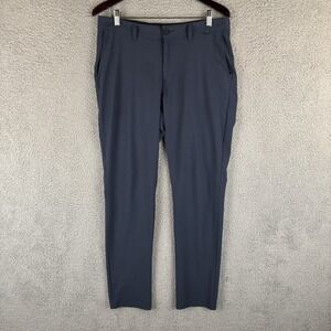 Travis Mathew Right On Time Golf Pants Mens Sz 32 (Fits 32x32) Navy‎ Lightweight